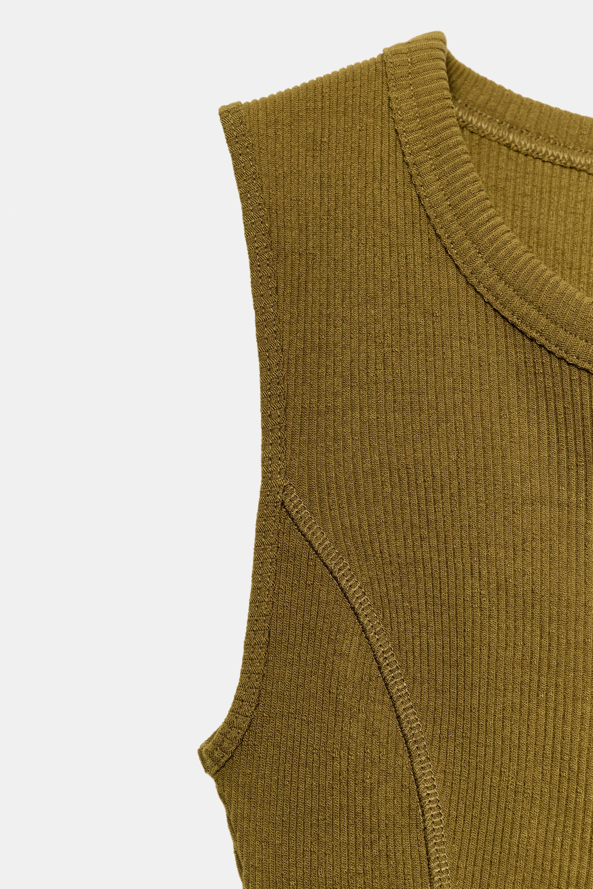 GILET CÔTELÉ À BOUTONS